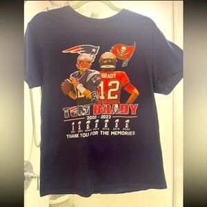 Tom Brady - 2000-2023 - “Thank You For The Memories” - Blue T-Shirt - M